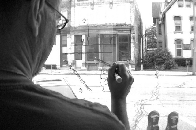 Larry Clarkin at Drawcamp Milwaukee